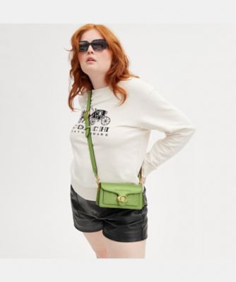 タビー ショルダー バッグ 20・シグネチャー レザー | COACH